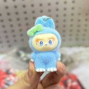 New Popular Hot! mini Blueberry Labubu Baby keychain dangeler figure